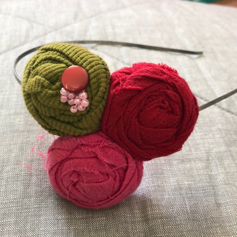 Handmade girls headband